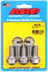 ARP Hardware - 1/2-13 X 1.000 hex SS bolts