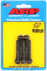 ARP Hardware - 1/4-20 X 1.750 hex black oxide bolts