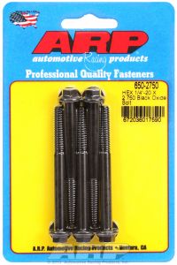ARP Hardware - 1/4-20 X 2.750 hex black oxide bolts