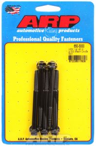 ARP Hardware - 1/4-20 X 3.000 hex black oxide bolts