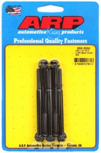 ARP Hardware - 1/4-20 X 3.250 hex black oxide bolts