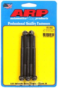 ARP Hardware - 1/4-20 X 3.500 hex black oxide bolts