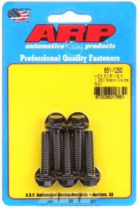 ARP Hardware - 5/16-18 X 1.250 hex black oxide bolts