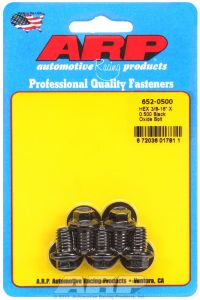 ARP Hardware - 3/8-16 X 0.500 hex black oxide bolts