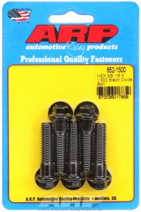 ARP Hardware - 3/8-16 X 1.500 hex black oxide bolts
