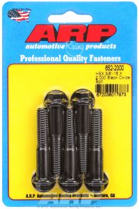 ARP Hardware - 3/8-16 X 2.000 hex black oxide bolts