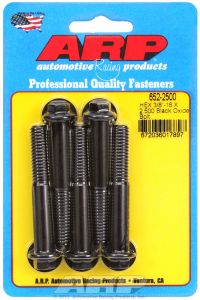 ARP Hardware - 3/8-16 X 2.500 hex black oxide bolts