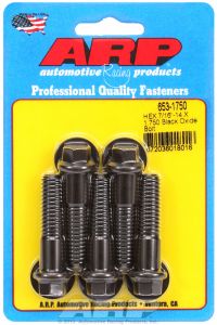 ARP Hardware - 7/16-14 X 1.750 hex black oxide bolts