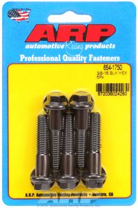 ARP Hardware - 3/8-16 x 1.750 hex 7/16 wrenching black oxide bolts