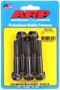 ARP Hardware - 3/8-16 x 2.250 hex 7/16 wrenching black oxide bolts
