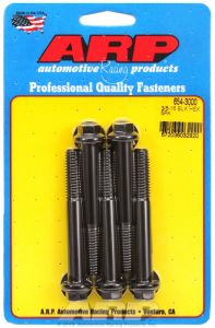 ARP Hardware - 3/8-16 x 3.000 hex 7/16 wrenching black oxide bolts
