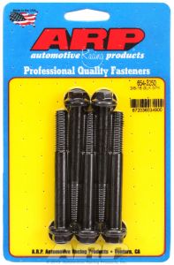 ARP Hardware - 3/8-16 x 3.250 hex 7/16 wrenching black oxide bolts