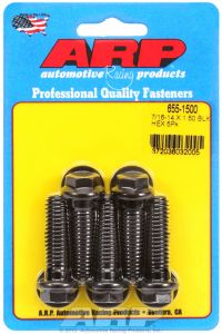 ARP Hardware - 7/16-14 X 1.500 hex 1/2 wrenching black oxide bolts