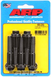 ARP Hardware - 7/16-14 X 2.250 hex 1/2 wrenching black oxide bolts