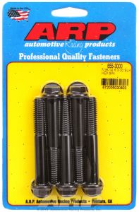 ARP Hardware - 7/16-14 X 3.000 hex 1/2 wrenching black oxide bolts