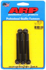 ARP Hardware - M6 x 1.00 x 75 hex black oxide bolts