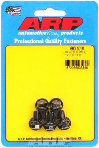 ARP Hardware - M6 x 1.00 x 12  hex black oxide bolts