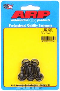 ARP Hardware - M6 x 1.00 x 16 hex black oxide bolts