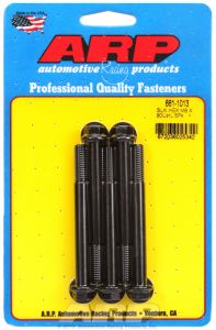 ARP Hardware - M8 x 1.25 x 80 hex black oxide bolts