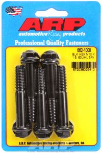 ARP Hardware - M10 x 1.50 x 60 hex black oxide bolts
