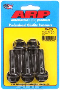 ARP Hardware - M12 x 1.50 x 40 hex black oxide bolts