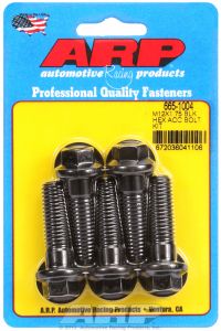 ARP Hardware - M12 x 1.75 x 40 hex black oxide bolts