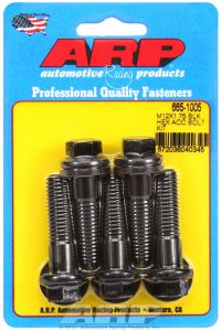 ARP Hardware - M12 x 1.75 x 45 hex black oxide bolts