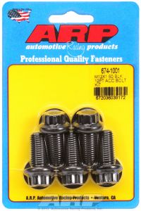 ARP Hardware - M12 x 1.50 x 25 12pt black oxide bolts