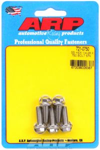 ARP Hardware - 1/4-28 x .750 hex SS bolts