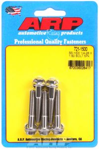 ARP Hardware - 1/4-28 x 1.500 hex SS bolts