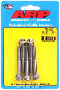 ARP Hardware - 1/4-28 x 2.000 hex SS bolts