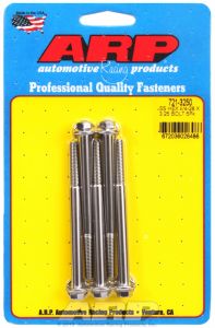 ARP Hardware - 1/4-28 x 3.250 hex SS bolts