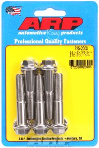 ARP Hardware - 3/8-24 x 2.000 hex 7/16 wrenching SS bolts