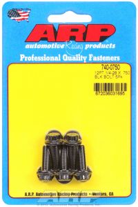 ARP Hardware - 1/4-28 x .750 12pt black oxide bolts