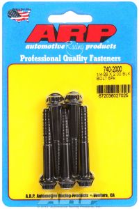 ARP Hardware - 1/4-28 x 2.000 12pt black oxide bolts
