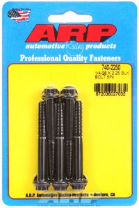 ARP Hardware - 1/4-28 x 2.250 12pt black oxide bolts