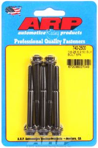 ARP Hardware - 1/4-28 x 2.500 12pt black oxide bolts