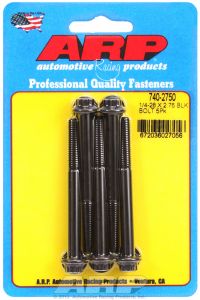 ARP Hardware - 1/4-28 x 2.750 12pt black oxide bolts