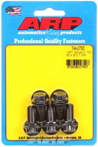 ARP Hardware - 3/8-24 x .750 12pt 7/16 wrenching black oxide bolts