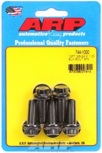 ARP Hardware - 3/8-24 x 1.000 12pt 7/16 wrenching black oxide bolts
