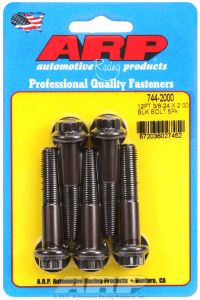 ARP Hardware - 3/8-24 x 2.000 12pt 7/16 wrenching black oxide bolts