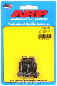 ARP Hardware - 1/4-28 x .750 hex black oxide bolts