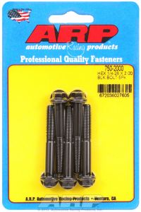 ARP Hardware - 1/4-28 x 2.000 hex black oxide bolts
