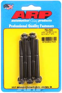 ARP Hardware - 1/4-28 x 2.500 hex black oxide bolts