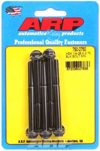 ARP Hardware - 1/4-28 x 2.750 hex black oxide bolts