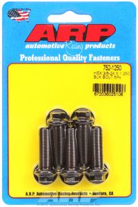 ARP Hardware - 3/8-24 x 1.250 hex black oxide bolts