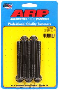 ARP Hardware - 3/8-24 x 3.000 hex black oxide bolts