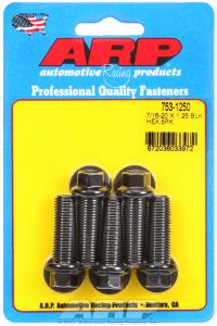 ARP Hardware - 7/16-20 x 1.250 hex black oxide bolts