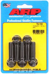 ARP Hardware - 7/16-20 x 1.500 hex black oxide bolts