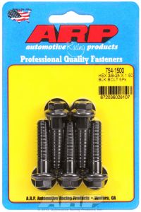ARP Hardware - 3/8-24 x 1.500 hex 7/16 wrenching black oxide bolts